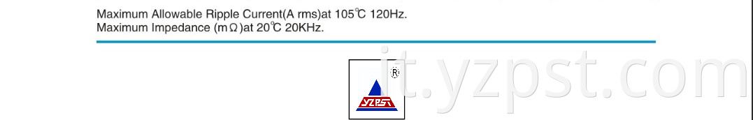 High stability of large electrolytic capacitors